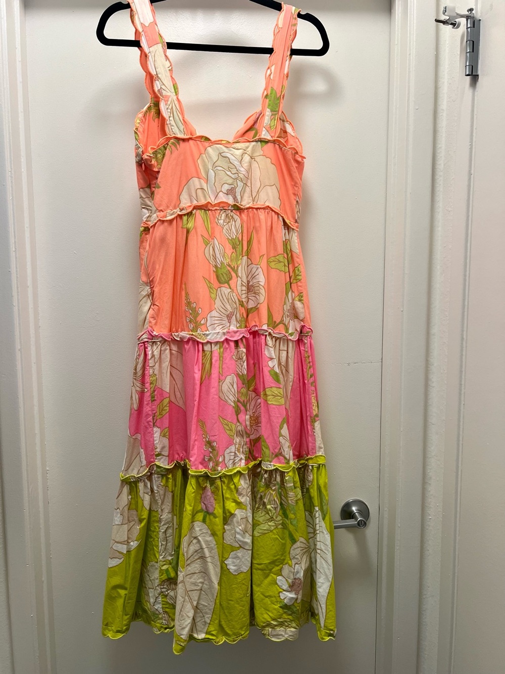 FARM Rio Mixed Neon Garden Tier Midi Dress - Picture 6 of 8